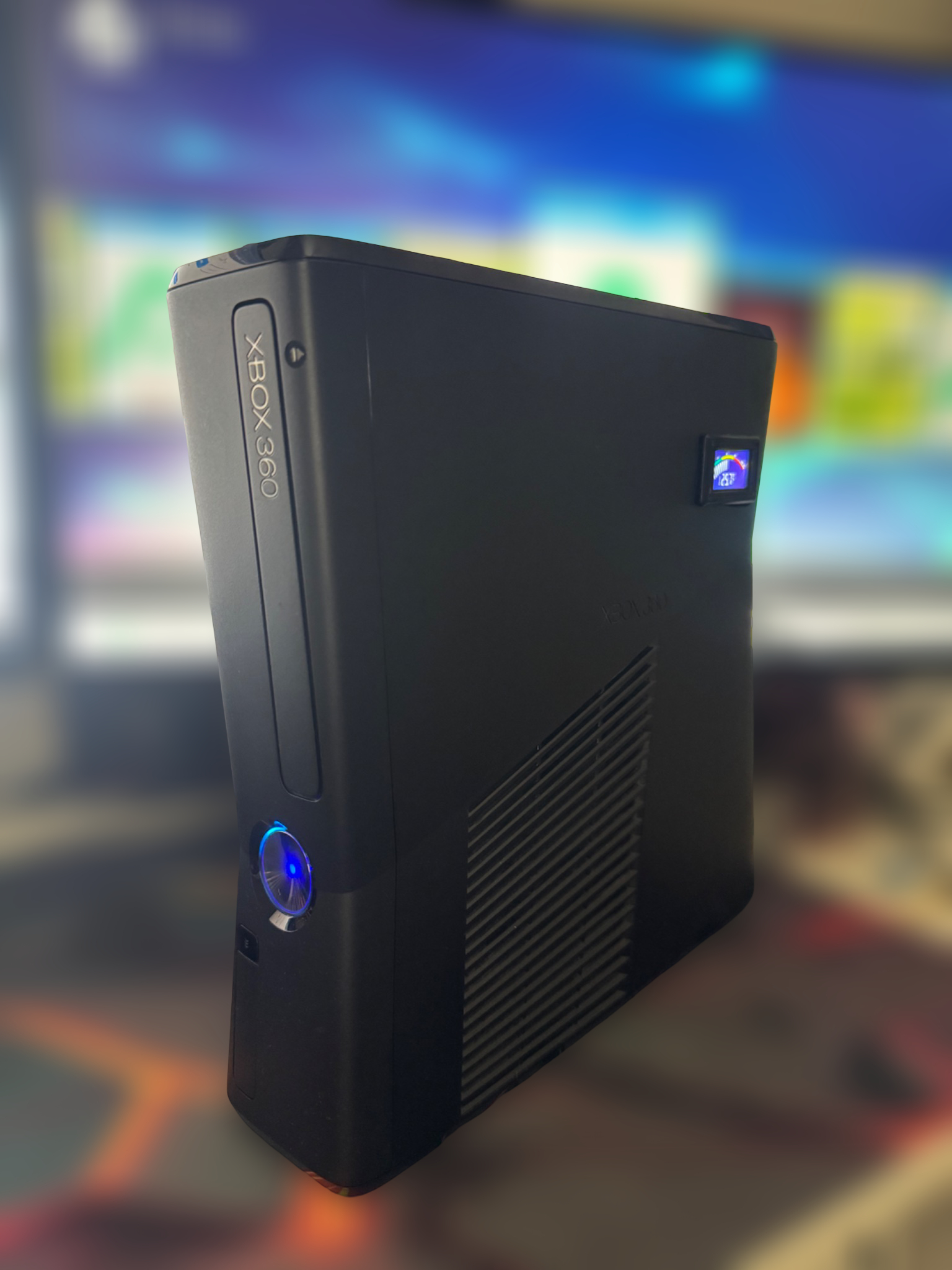 Slim Blue LED Temp Display